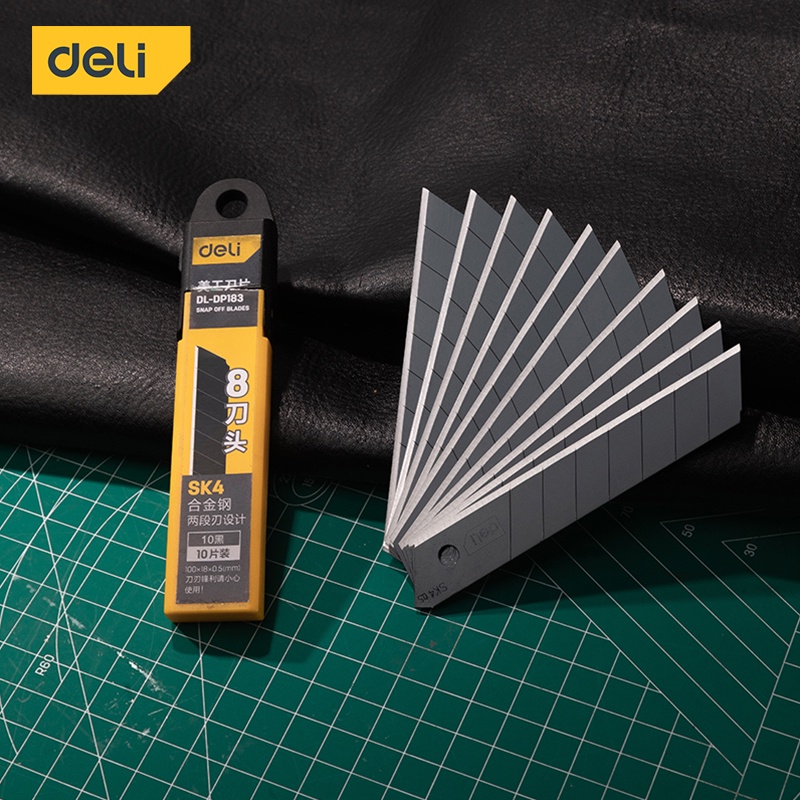 Deli Cutter Blade 18mmx15 Blade Head Carbon Steel EDLDP Shopee