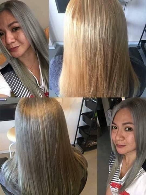 Silver Hair Toning Shampoo And Conditioner By Ma Cherie Ph