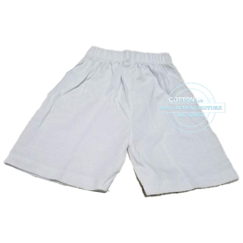 newborn white shorts