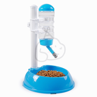 Dog Feeder and Drinker Pet Automatic Food Feeder 2 in 1 Water Drinker Dispenser Water Feeder Bottle #2