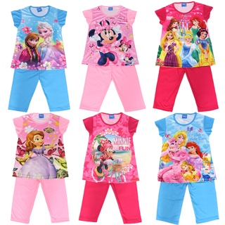 家  Ô2022 Bagong mga bata pajamas Frozen Elsa Anna Princess na damit cartoon ng tag-i #1