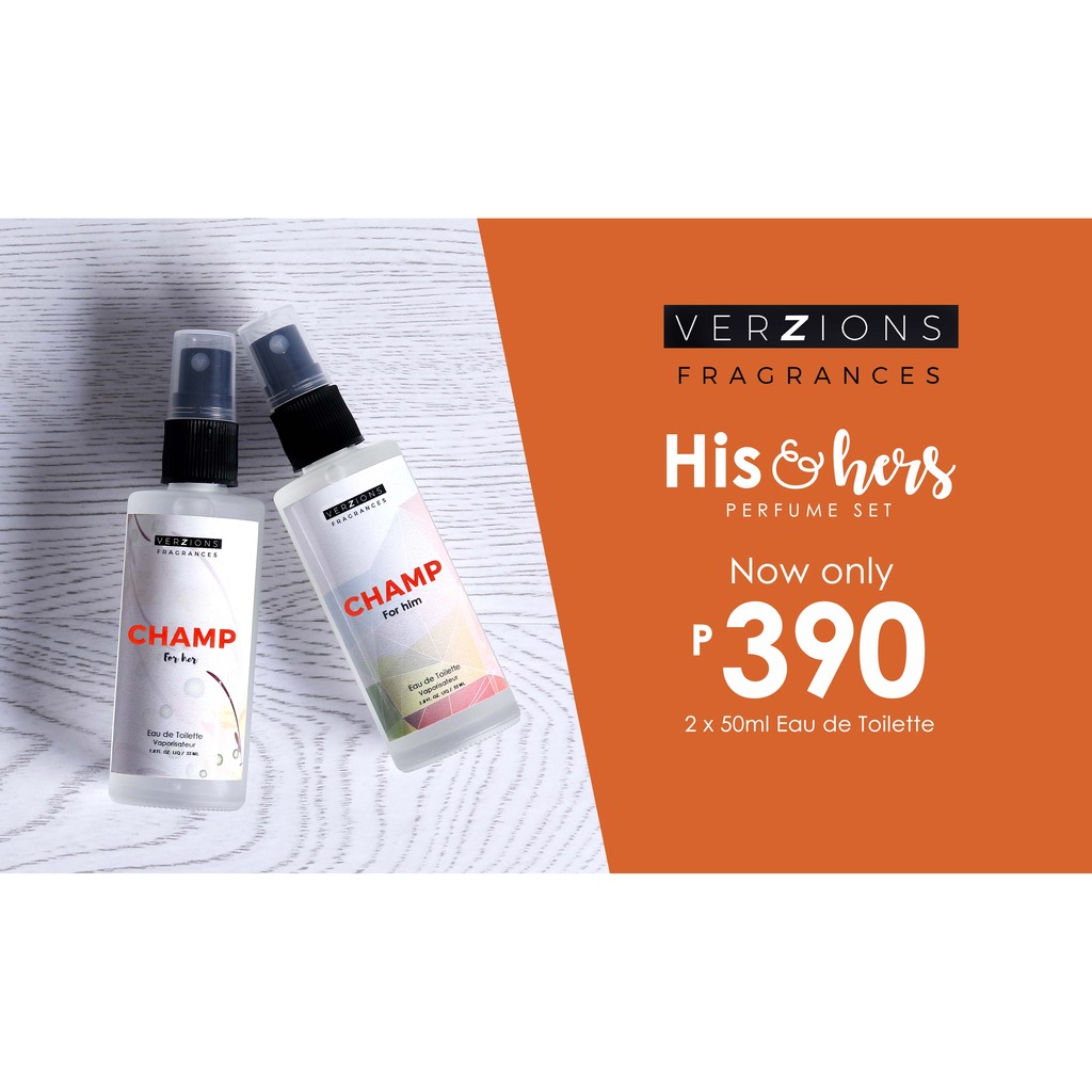 perfume set for him and her