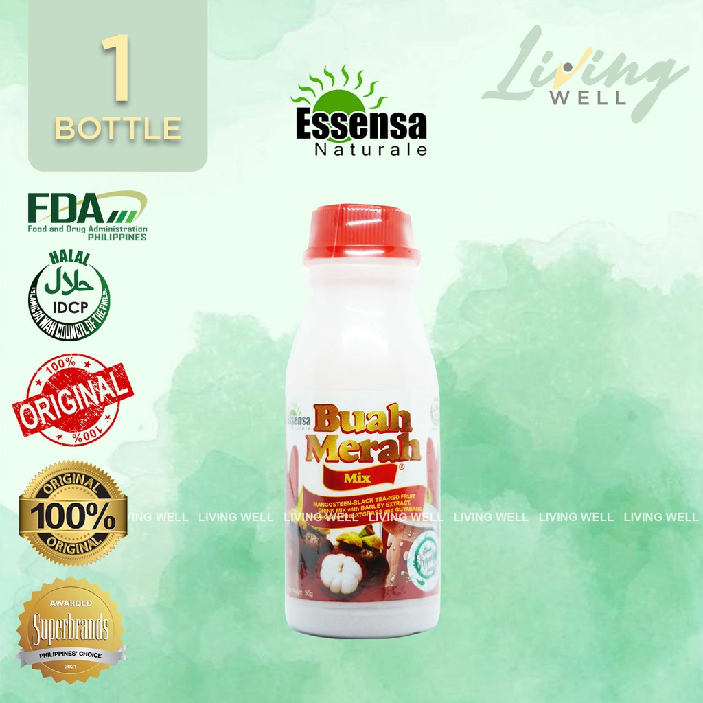 Buah Merah Mix Essensa (1 Bottle) Powder Juice Drink 100 Authentic