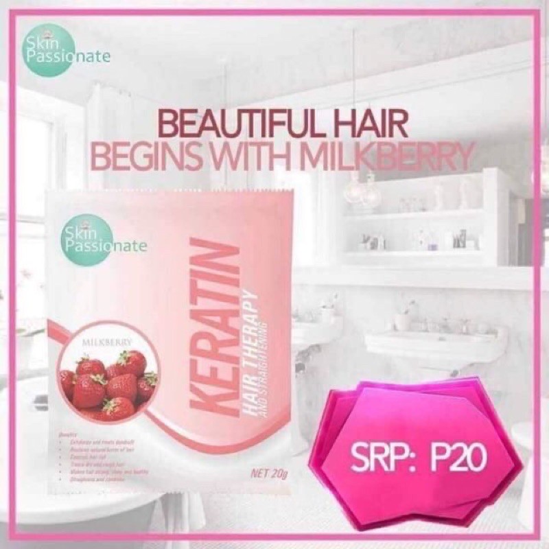 milkberry keratin hair therapy and straightening