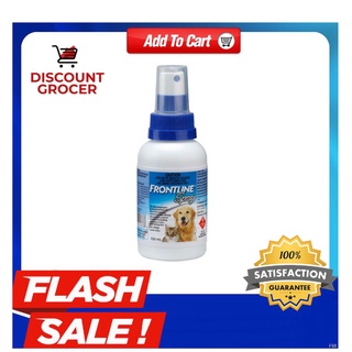 ⊕♤☬Frontline Plus Fast Acting Fipronil Spray (100ml) for DOGS & CATS