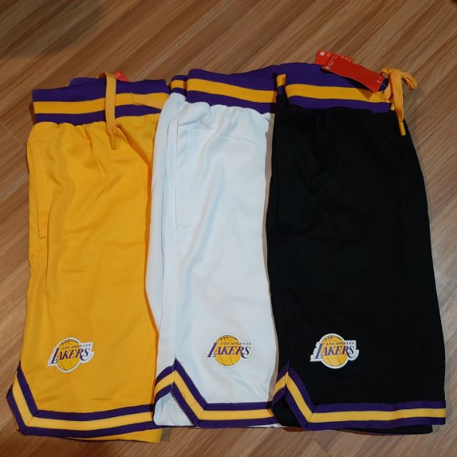 lakers dri fit shorts