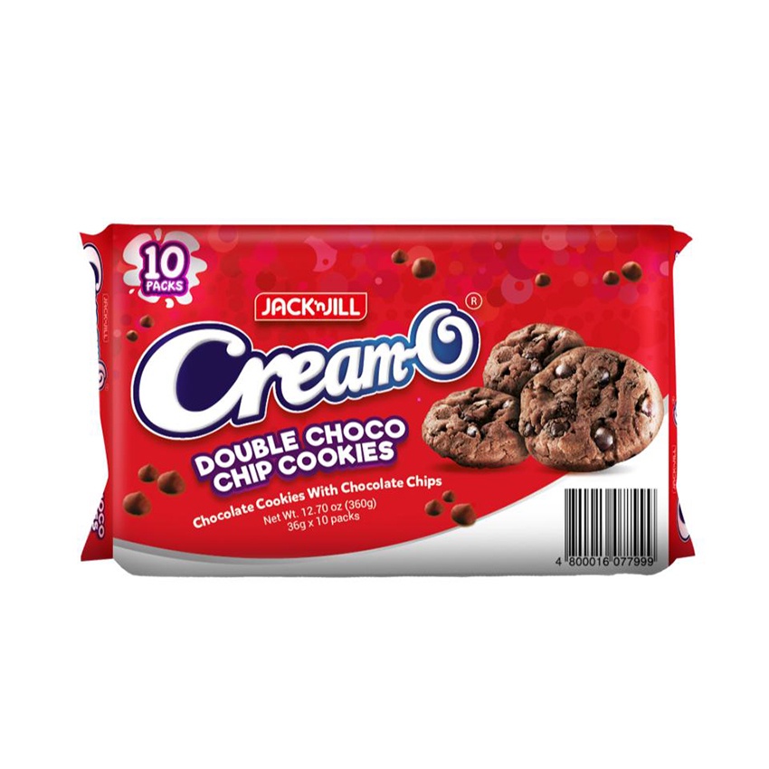 Jack N JIll CreamO Chip Cookies Double Choco 36gx10s Shopee Philippines