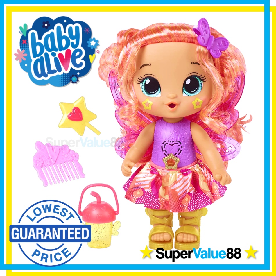 Original Baby Alive Glo Pixies Tia Twinkle, Interactive Glowing Fairy