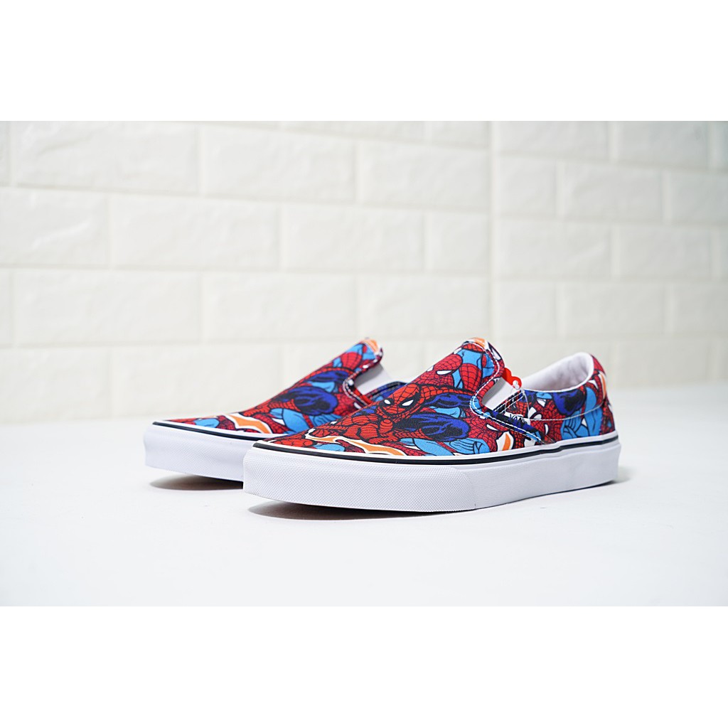 vans marvel slip on spiderman