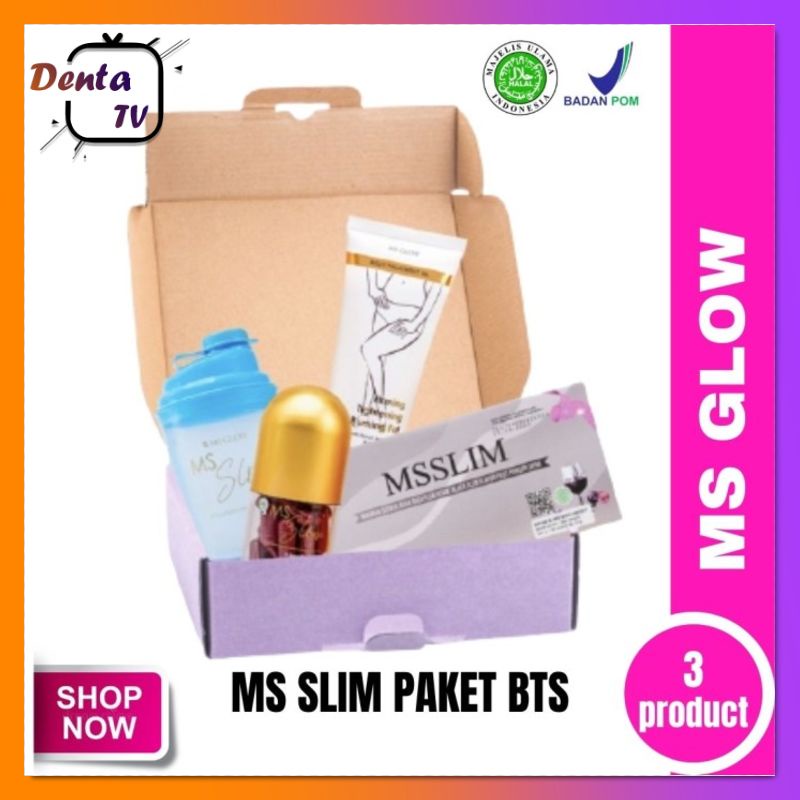 Ms SLIM BTS Package Ms GLOW Agency Slimming Shopee