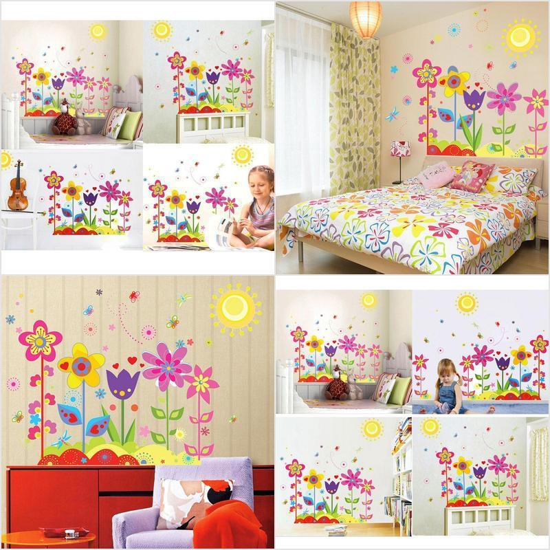flower wall for baby room