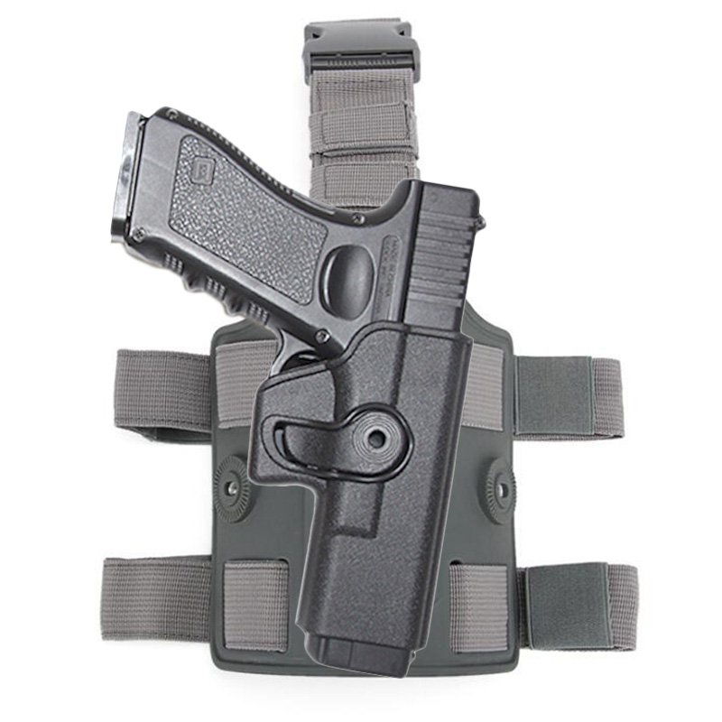 3hNE Tactical Drop Leg Thigh Gun Holster For Glock 17 Airsoft Pistol