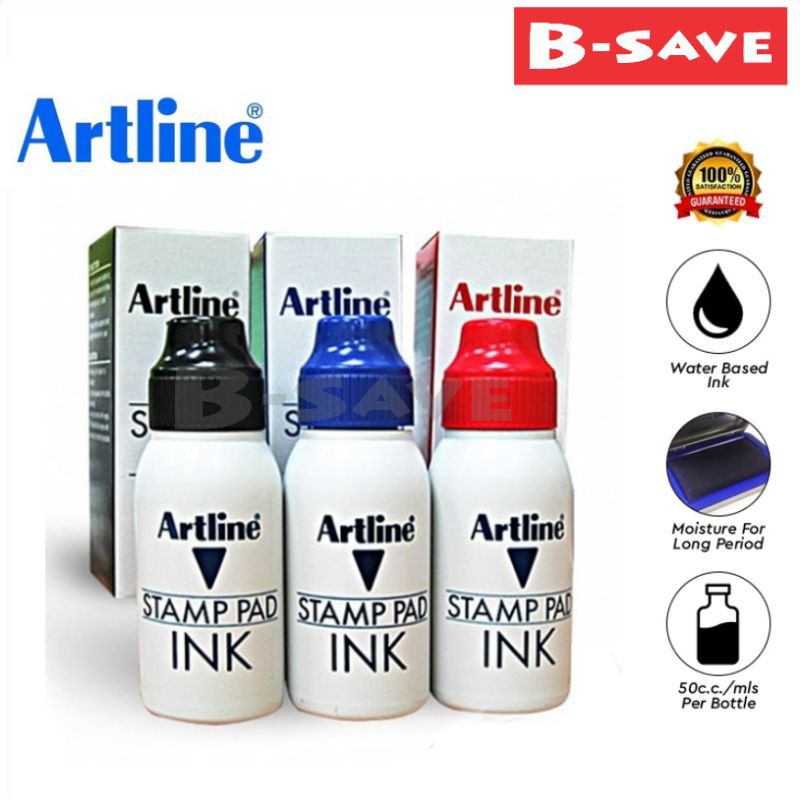 artline-stamp-pad-refill-ink-50cc-50ml-black-blue-red-shopee