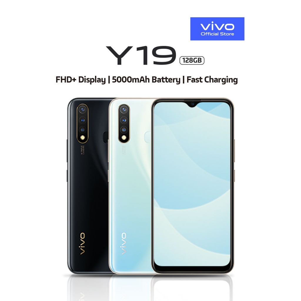 Vivo Y19 4GB+128GB 5000mAh 16MP/16MP+8MP+2MP Rear Camera 6.53inch ...