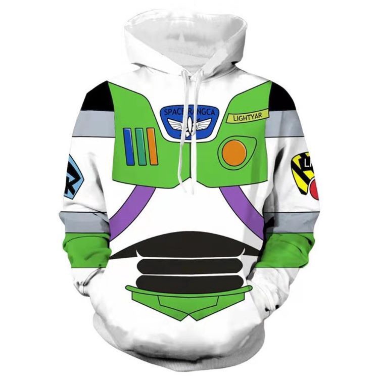 Toy Story Adult Buzz Lightyear Hoodie Costume | Toy Story Woody Buzz ...