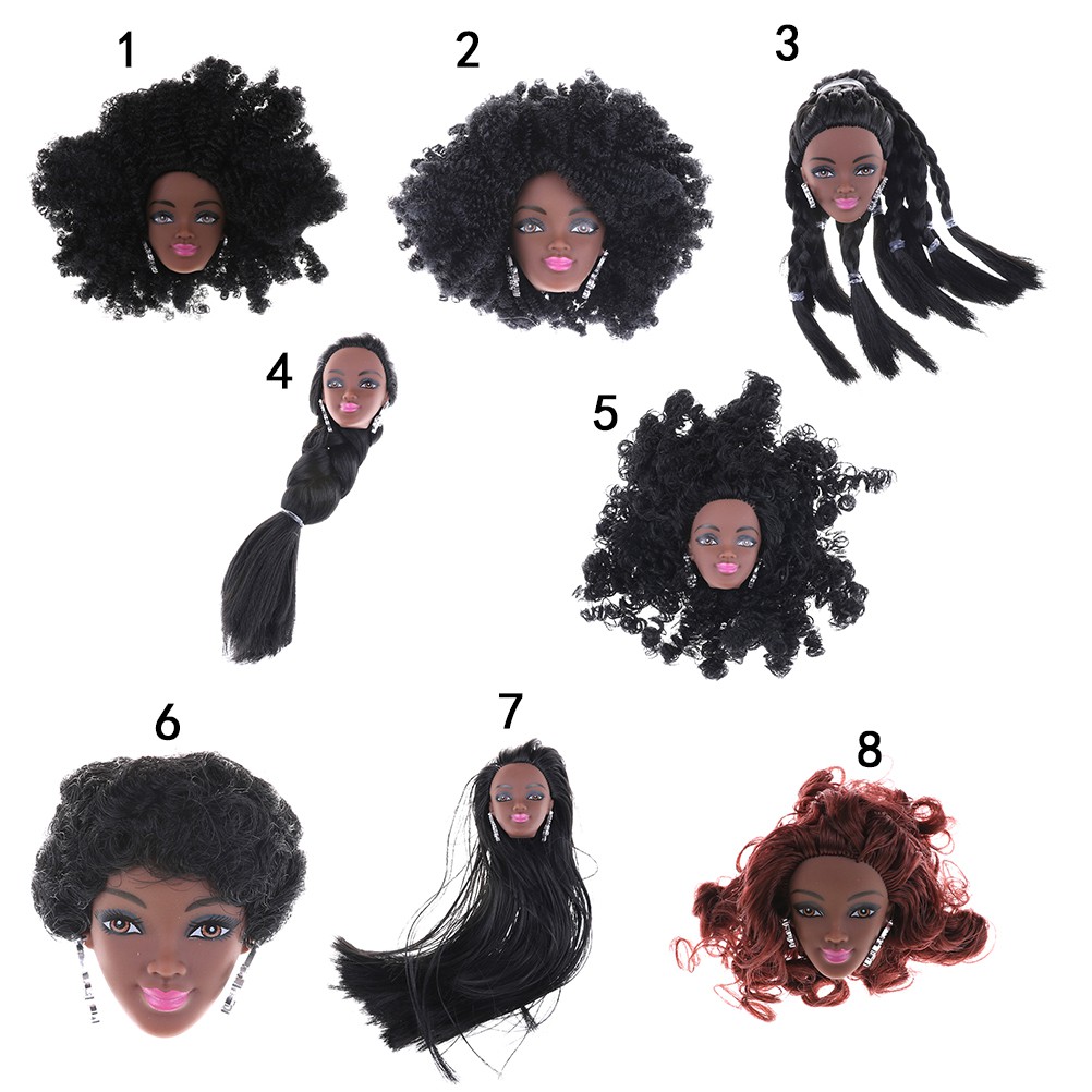 Doll Joints Black Doll Hair Head Diy Accessory For Barbie Doll For Girl