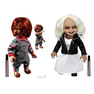 MEZCO MEGA SCALE CHILD'S PLAY 3 CHUCKY DOLL And Bride Of Chucky Tiffany ...