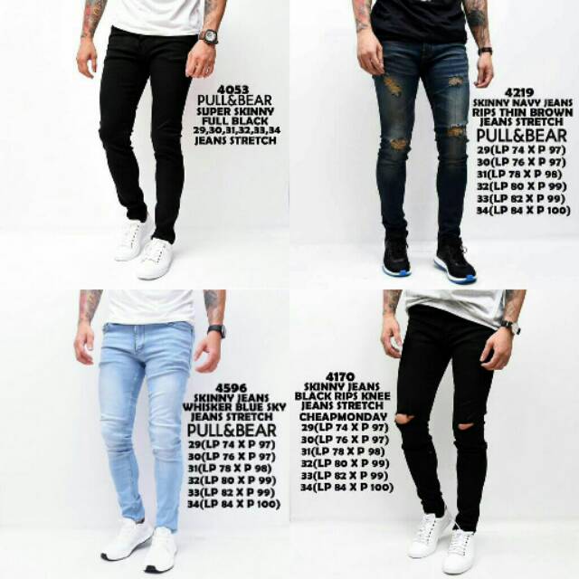 biker jeans stretch