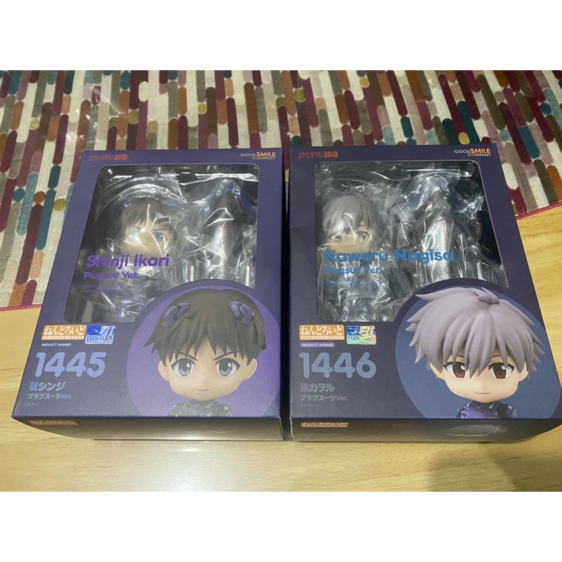Nendoroid 1445 and 1446 NGE Plugsuit Ver. (Kaworu and Shinji) Shopee