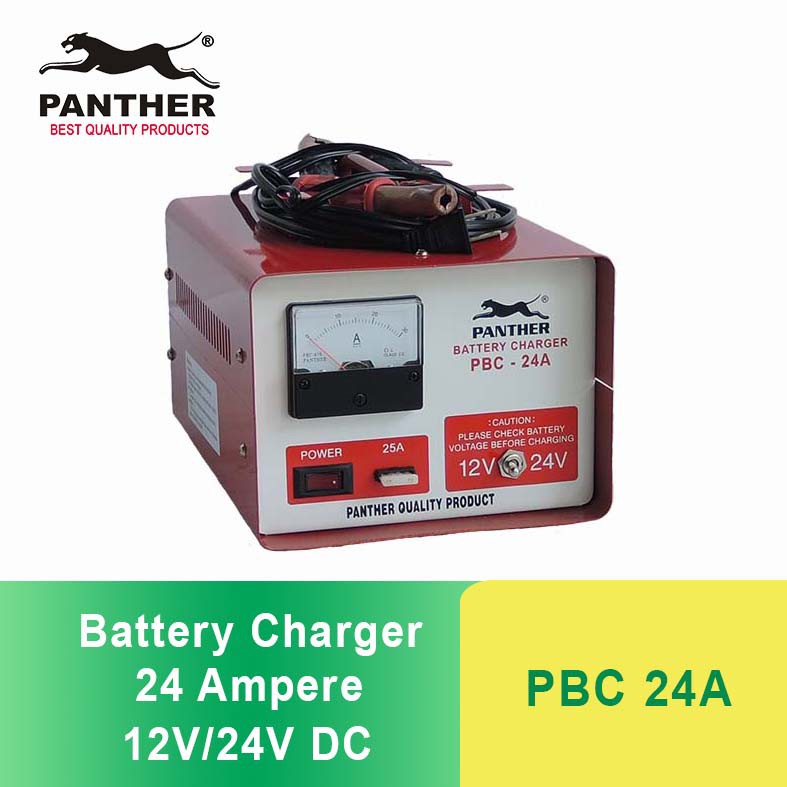 Panther PBC 24A Battery Charger 24 Ampere 12V DC / 24V DC Shopee