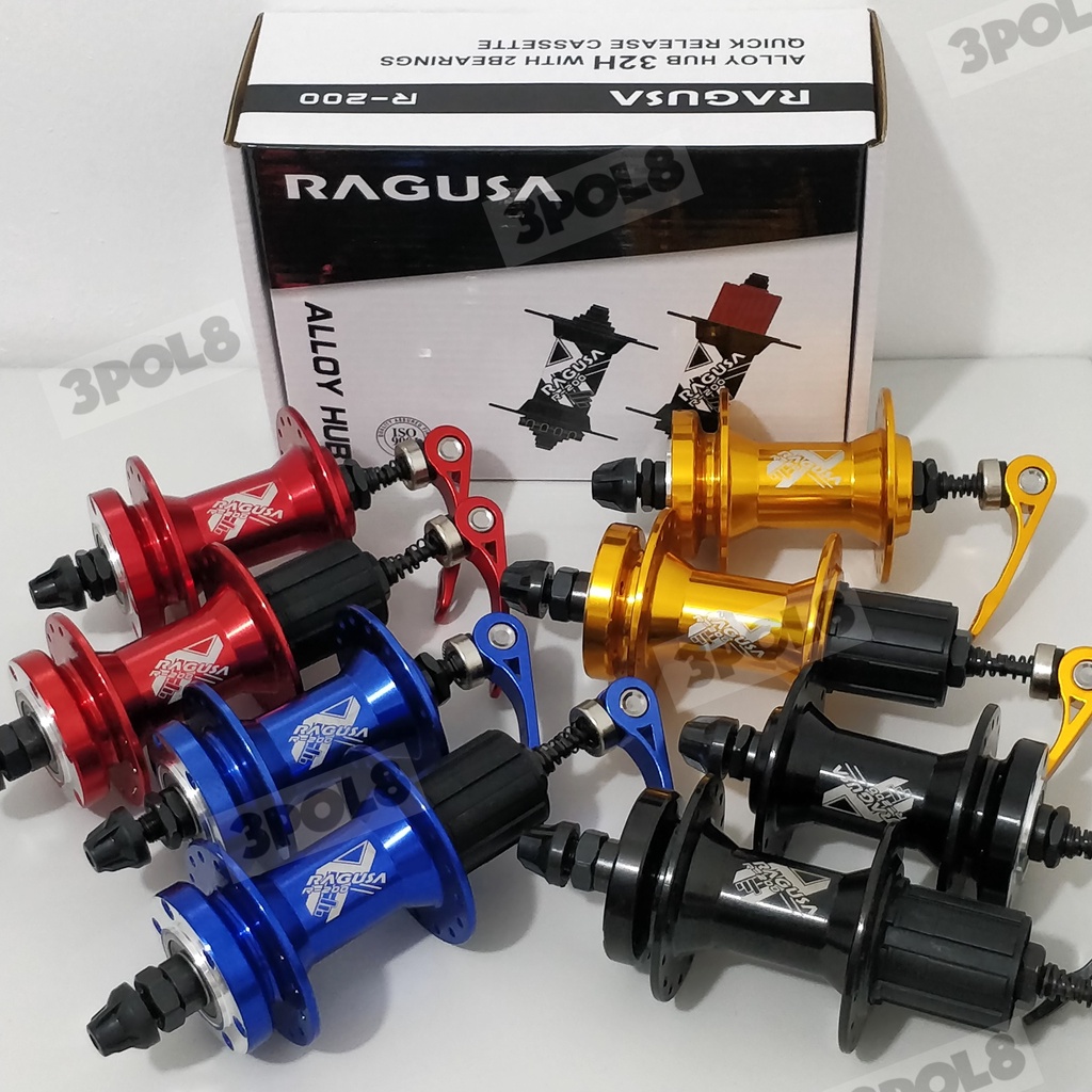 Bike Hubs Ragusa R200 Hub Alloy Sealed Bearing QR Bike Cassette Bolt ...