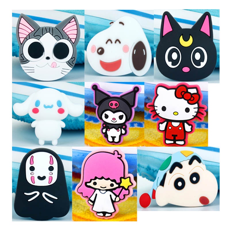 Japan Anime No Face Man Cat jibits crors charms Pins for women Shoes  Accessories High Quality | Shopee Philippines