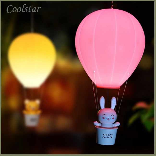 hot air balloon nursery lamp