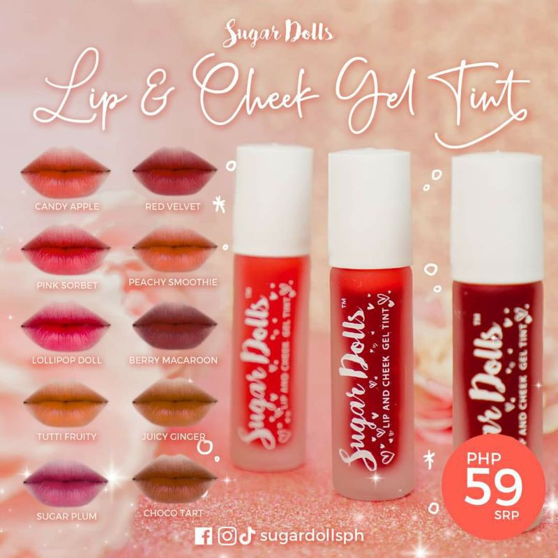 AUTHENTIC SUGAR DOLLS LIP AND CHEEK TINT Shopee Philippines