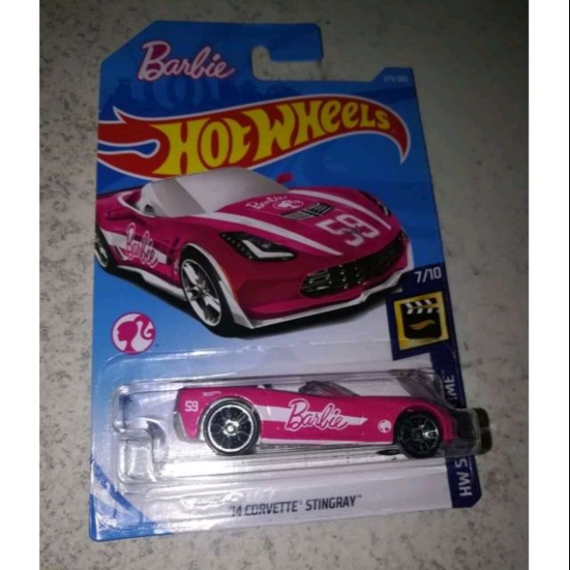 hot wheels barbie corvette