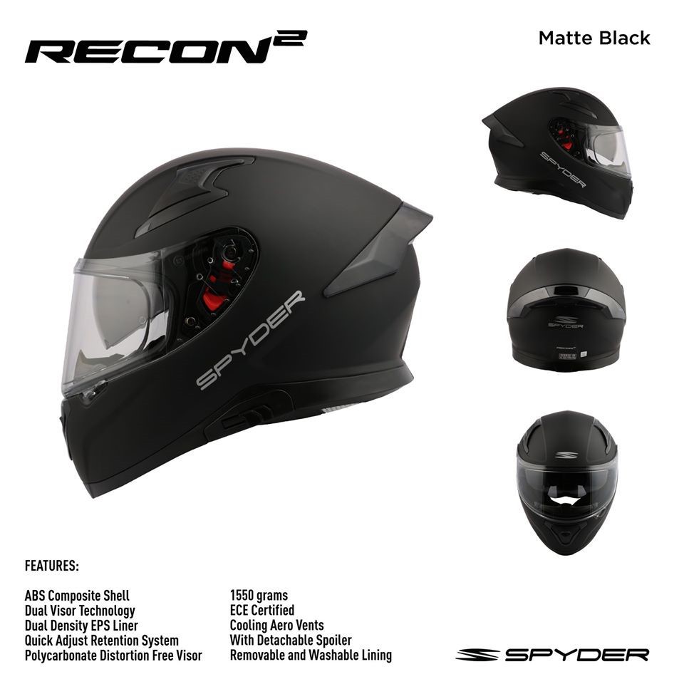Spyder Recon Slade Spyder Recon Slade Full-Face Motorcycle Helmet
