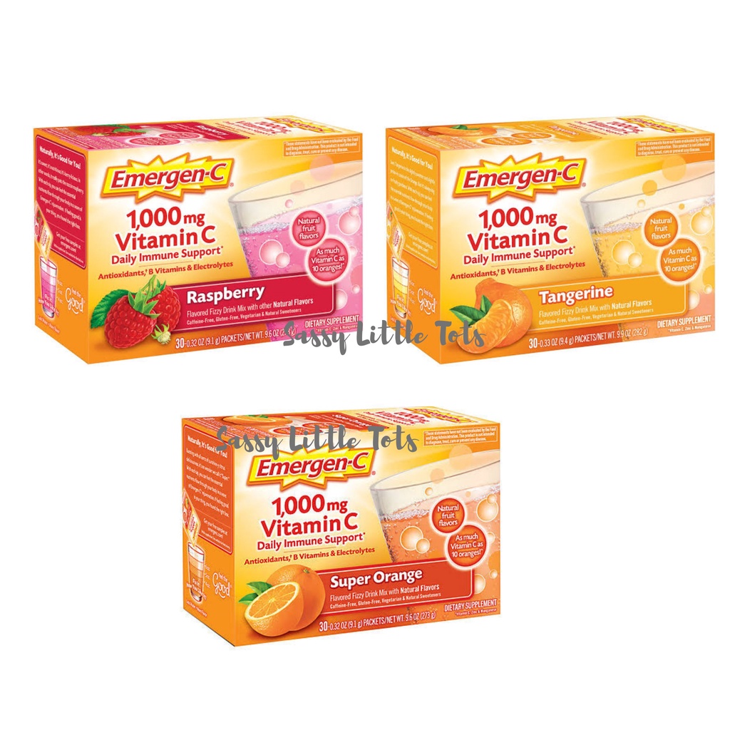 EmergenC 1000mg Vitamin C Drink Mix 30 x 9.1g Shopee Philippines