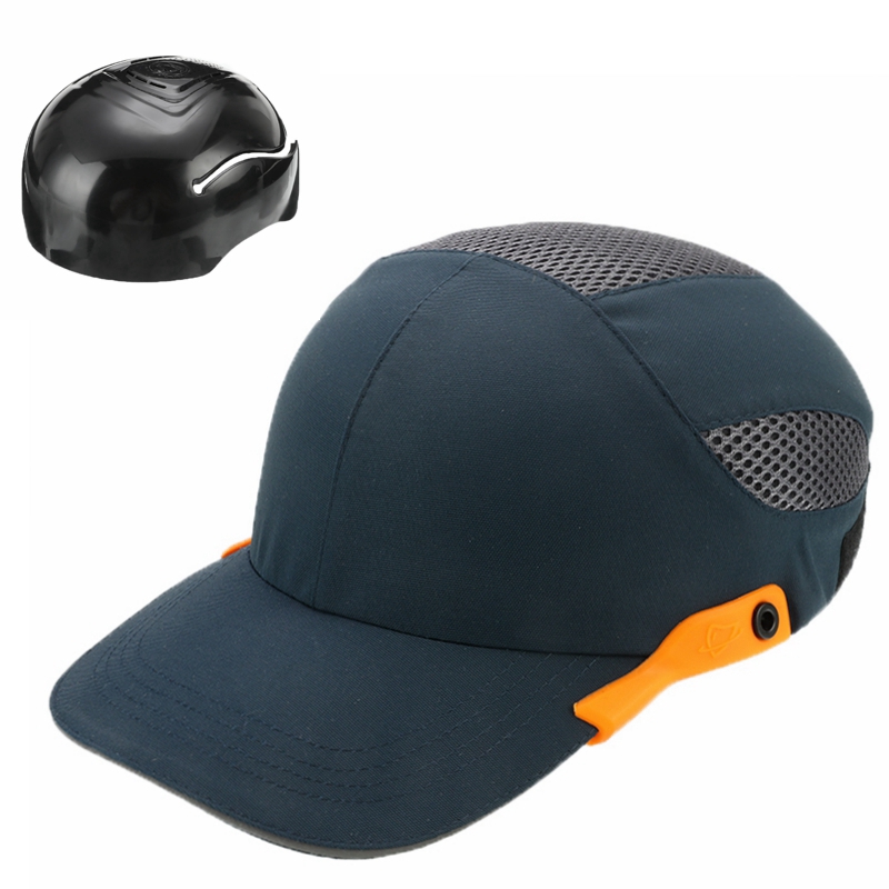 Safety Bump Cap With Reflective Stripes Lightweight and Breathable Hard Hat Head Workplace Construct