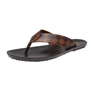 genuine leather flip flops