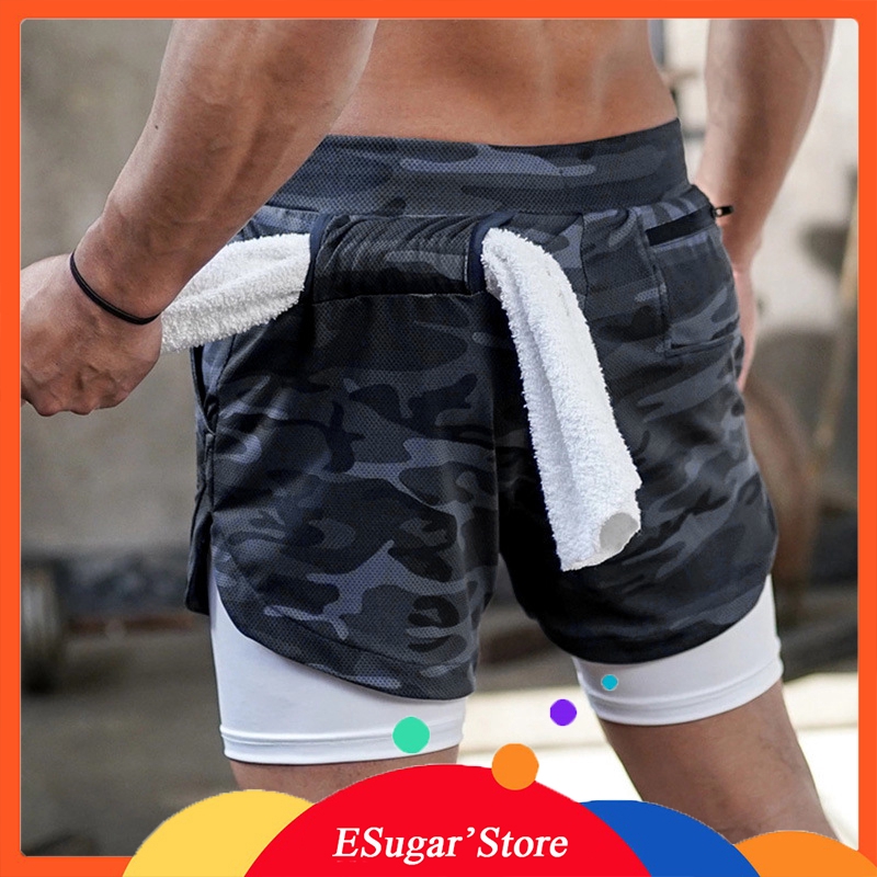 2 in 1 jogging shorts