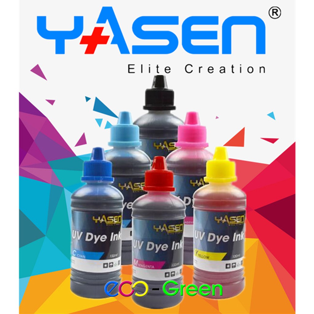 Yasen Premium Epson Uv Dye Ink 100ml For L120 L210 L360 Xp235 L800 Shopee Philippines 8662