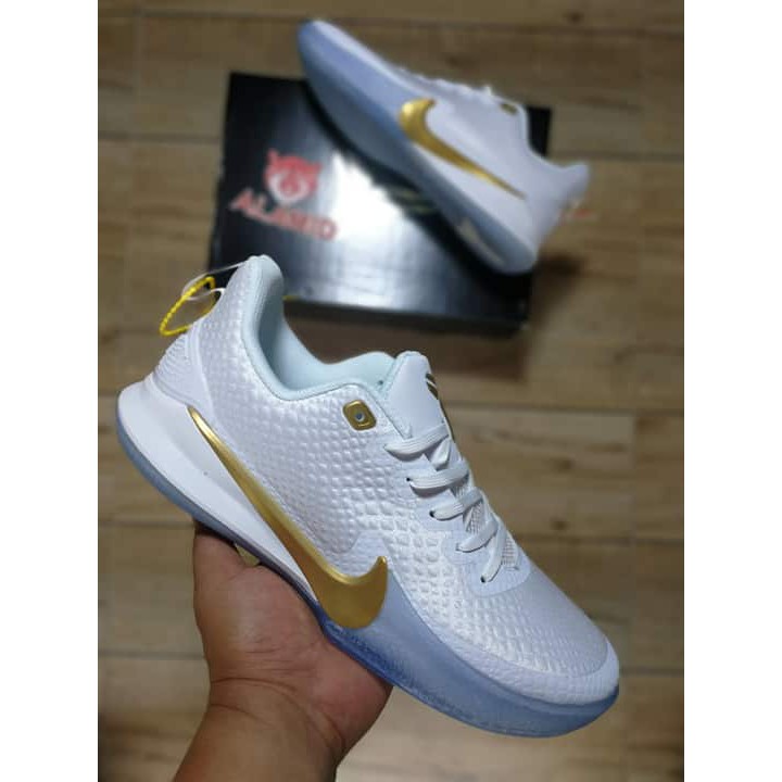 kobe white and gold