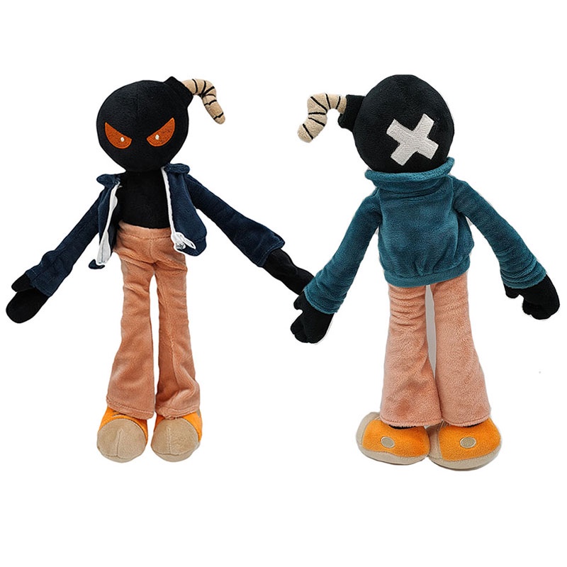 35cm Friday Night Funkin Plush Doll Skid Pump Plush Friday Whitty ...