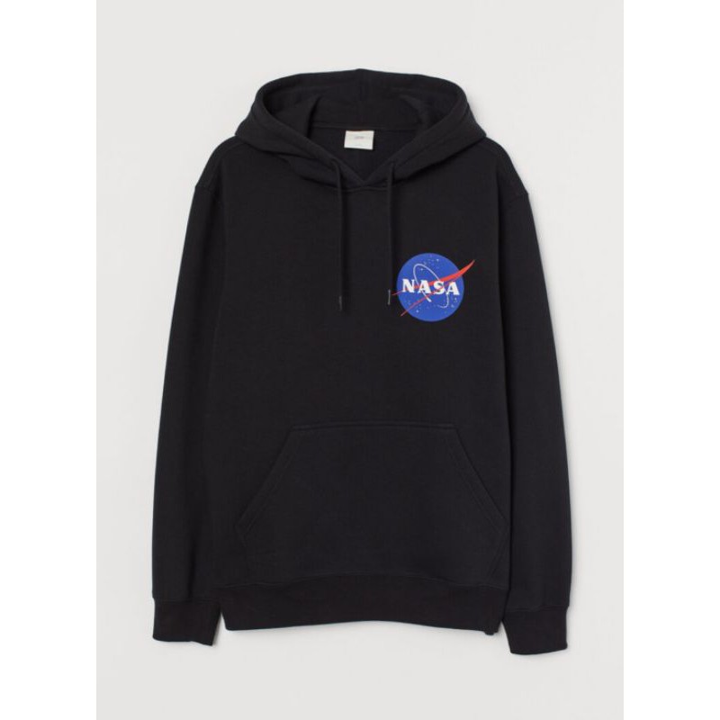 h&m nasa black hoodie