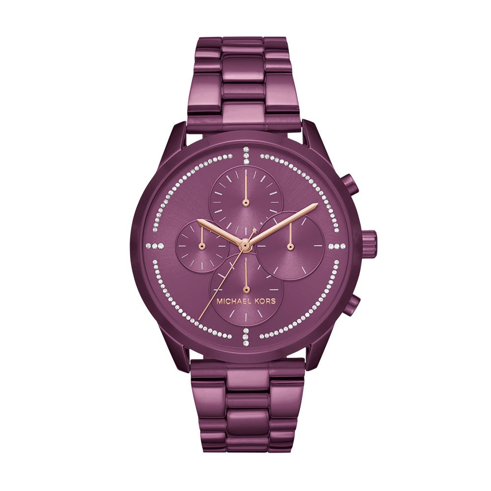 mk plum watch