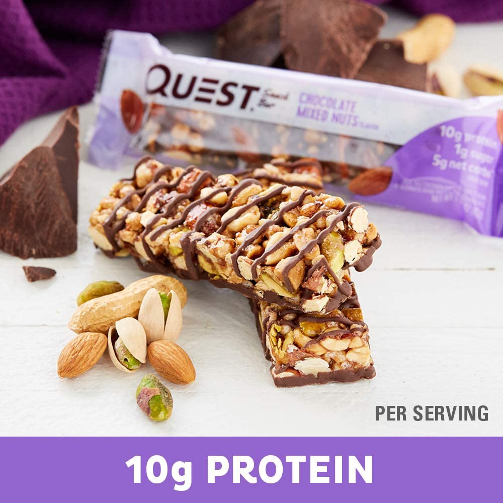 Quest Snackbar Chocolate Mixed Nuts 1 bar only Shopee Philippines