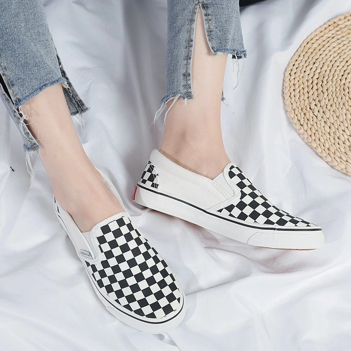 womens vans checkered shoes