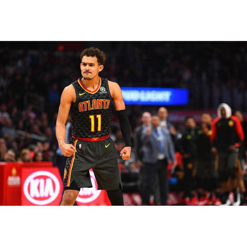 trae young black jersey