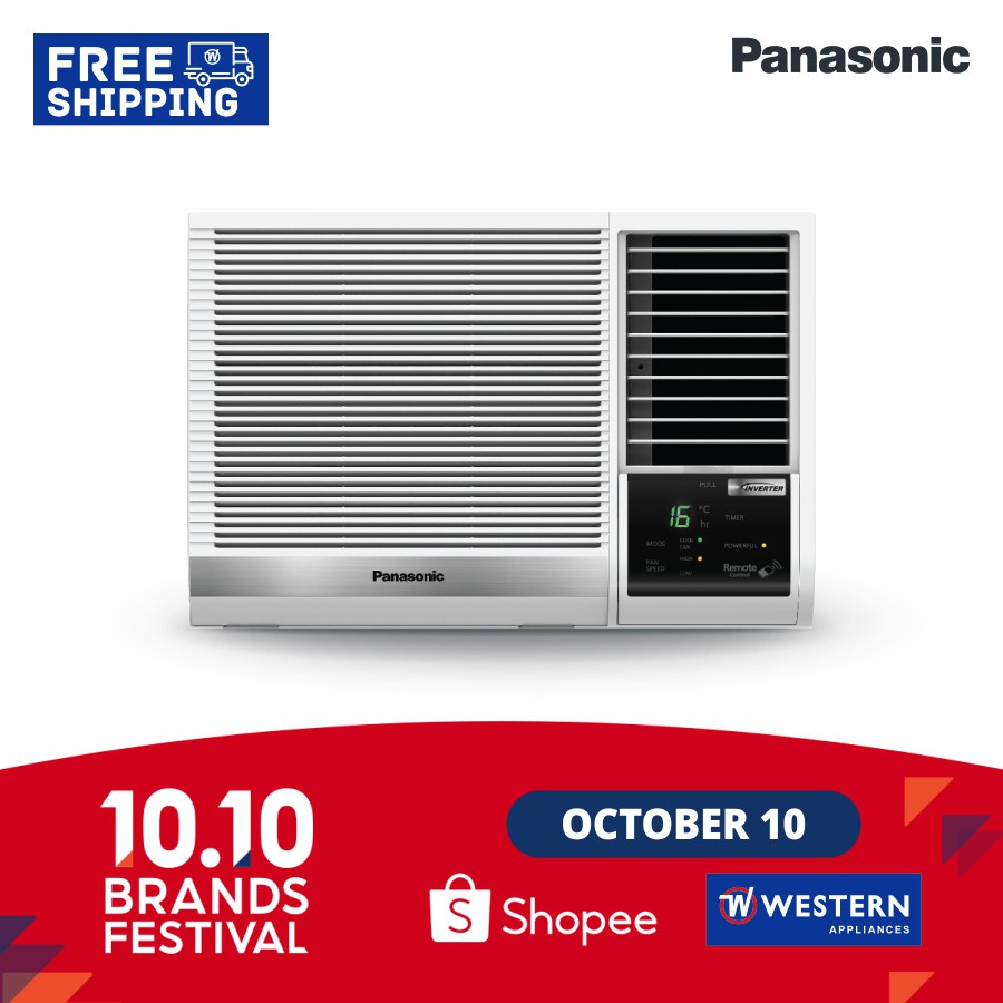 Panasonic CWXS108VPH 1.0HP Inverter Window Type Air Conditioner