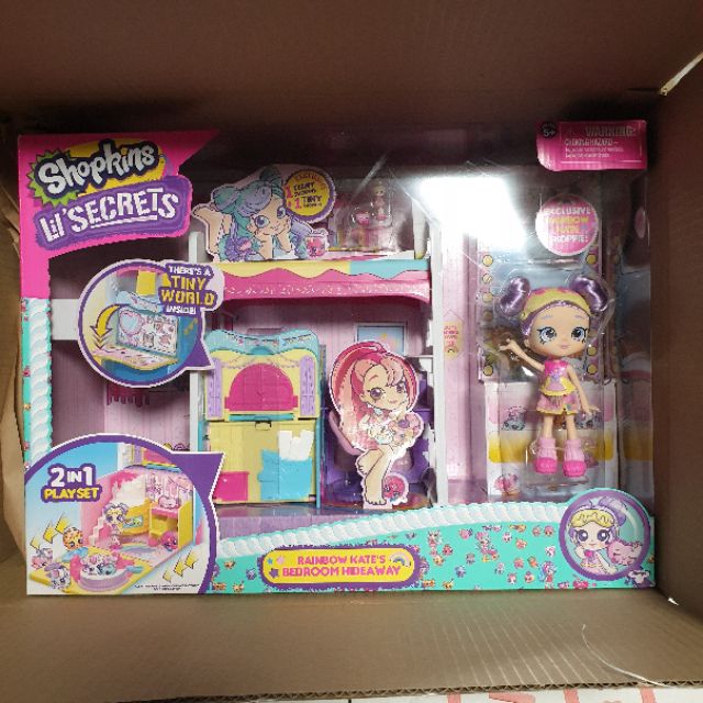 shopkins rainbow kate bedroom