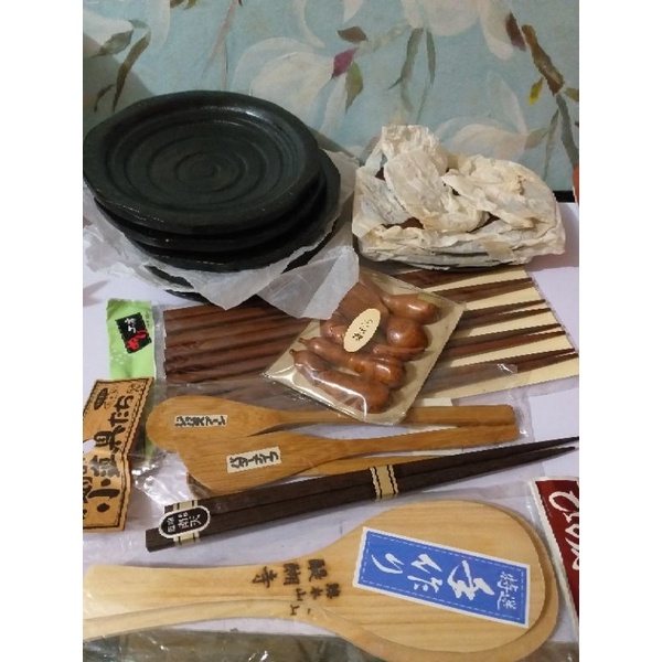 Japanese wood Chopstick mini plate display Kitchenware Wooden utensils