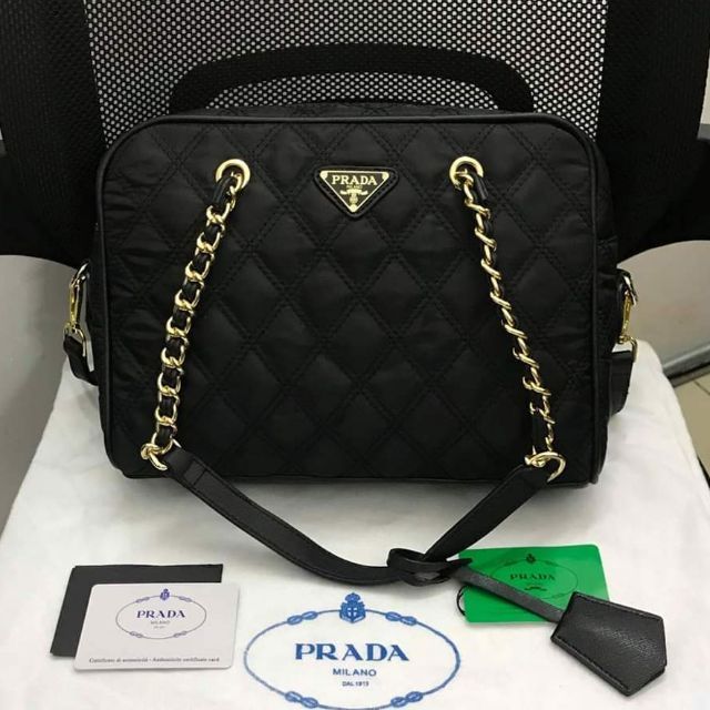 prada chain sling bag