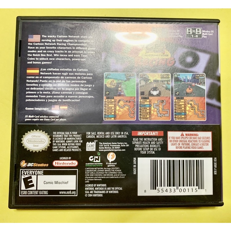 Cartoon Network Racing DS Game US | Shopee Philippines