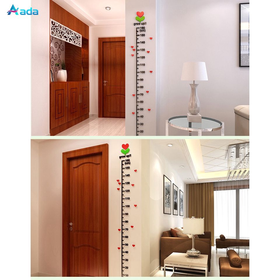 Ada Children Height Measure Stickers Height Chart Sticker For Kids