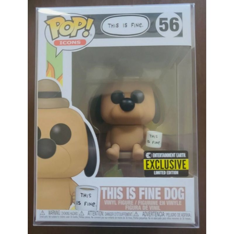 This is Fine Dog (Entertainment Earth Exclusive) - This is Fine Funko