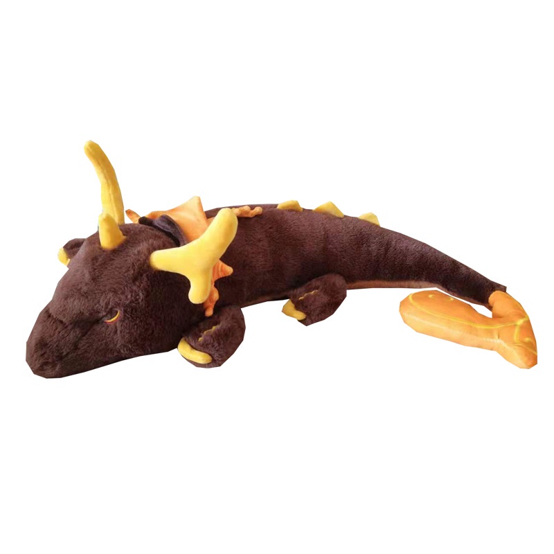70cm Genshin Impact Plush Doll Zhongli Dragon Shaped Stuffed Toys